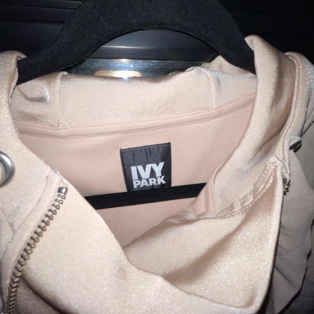 IVY PARK Pale Blush Zip Hoodie